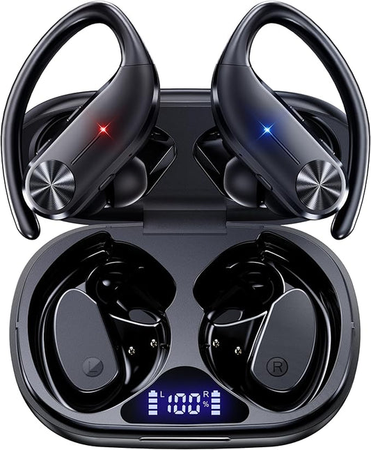 AI Translation Earbuds Real-Time : 144 Languages, Offline Mode, Noise Canceling, 60 Hours Battery - Seamless Translator Headphones for Travel Business Learning, iOS & Android Support