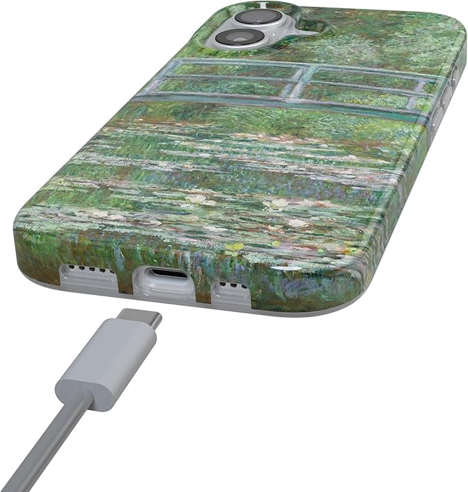 Casely iPhone 17 Case | Monet's Bridge | The Met Museum | Compatible with MagSafe | Classic Ultra Slim Design