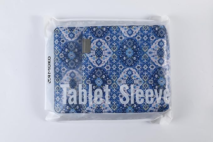 MoKo 9-11 Inch Tablet Sleeve Bag Handle Carrying Case with Shoulder Strap Fits 11inch iPad Air M3, iPad A16 2025, iPadPro 11", iPad109/8/7th Gen 10.2, Air 5/4th 10.9, Tab S8/S9 11",Purple Starry