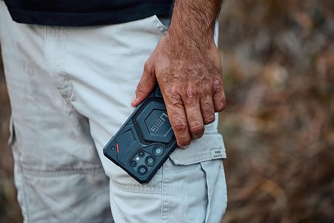 URBAN ARMOR GEAR UAG for Samsung Galaxy S25 Ultra Case 6.9" Monarch Pro - Compatible with Magnetic Charging Premium Rugged Military Drop Tested Protective Cover, Kevlar Black