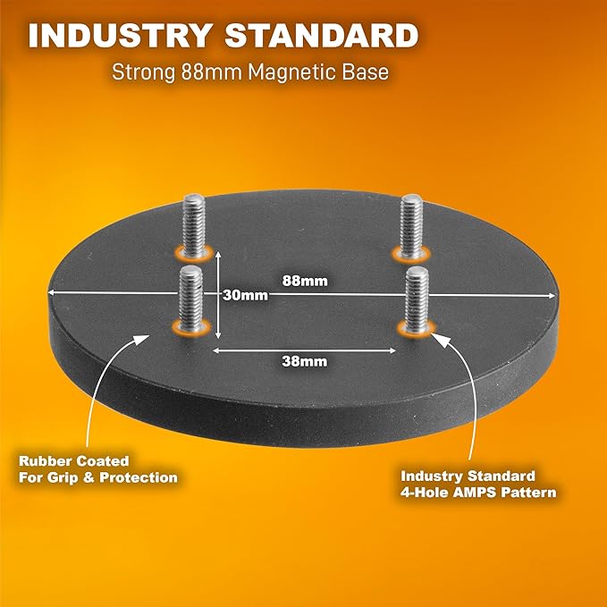 iBOLT TabDock MagDock- Heavy Duty Magnetic Mount for All 7-11 inch Tablets- Great for fridges, Restaurants, Automotive, Workout Equipment, or Any Magnetic Metal Surface