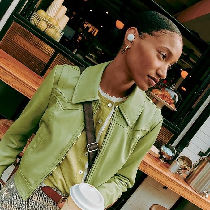 Bose QuietComfort Bluetooth Earbuds, True Wireless Earbuds with Active Noise Cancellation and Mic, Deep Bass, IPX4 Rating, Up to 8.5 Hours of Playtime, White