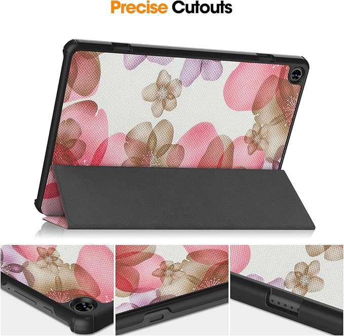 Case for TECLAST T50 11.0 inch Tablet, Folding Folio Ultra-Thin PU Leather Stand Case Cover for TECLAST T50 11.0 inch Flower