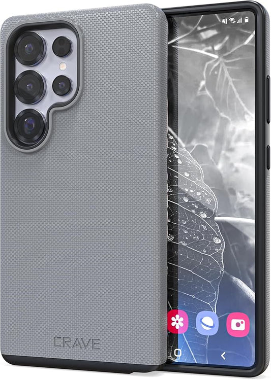 Crave Dual Guard Compatible with Samsung Galaxy S25 Ultra Case, Shockproof Protection Dual Layer Case for Samsung Galaxy S25 Ultra - Slate
