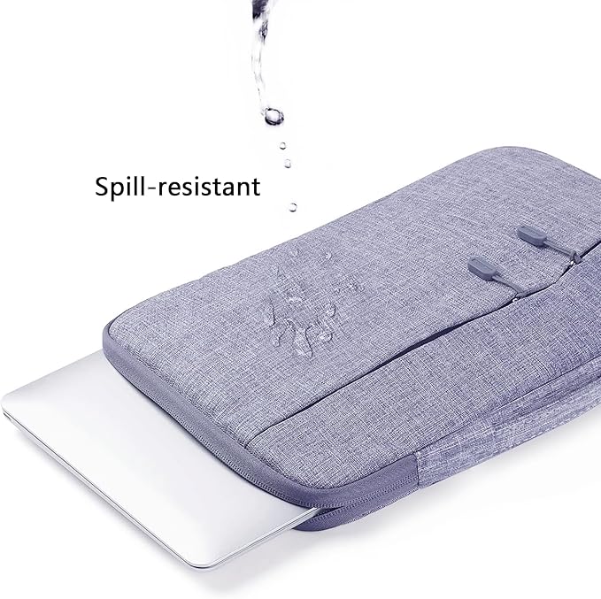 Megoo 10" Laptop Sleeve Case for Microsoft Surface Go 4/3/2 10.5", Samsung Galaxy Tab A9+/A8/S9 11"/S9 FE 10.9", iPad Pro 11"/Air 10.9", Carry Case for 9"-11" Chromebook Tablet(Gray)