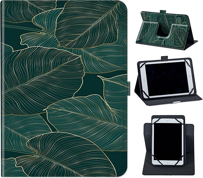 Case for Lenovo Tab P11 Pro Gen 2 11.2" 2022,Mxfdegf 360 Degree Rotating Stand and Magnetic Closure Case for 11.2 inch Lenovo Tab P11 Pro 2nd Generation,Tropical Leaves