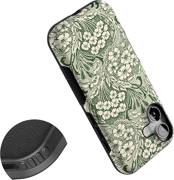 Casely iPhone 17 Case | Mystic Meadow | Green Gardens | Bold Protective Design | Compatible with MagSafe
