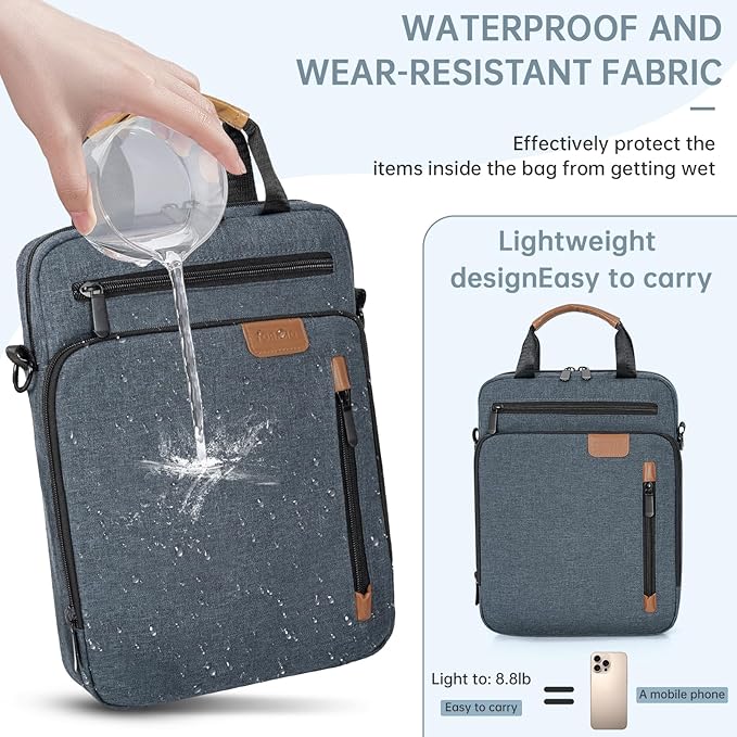 Tablet Sleeve Bag,Padded Protective Travel Carrying Case for iPad Pro M4 11", iPad Air M2 5/4th 10.9", Air 3th 10.5", iPad 10th 10.9", 9/8/7th 10.2