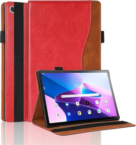 Case for Lenovo Tab M10 Plus (2020 2nd Gen) TB-X606F / TB-X606X 10.3" Multi-Angle Cover Built in Pocket PU Leather Stand Case with Multi-Angle Stand Card Holder for Lenovo M10 Plus 10.3 inch