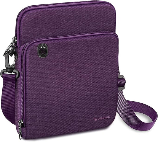 FINTIE 11 Inch Tablet Sleeve Case, Briefcase Shoulder Bag for 11" iPad (A16) 2025, Air M3 M2 2025/2024, 10.9" iPad 10th Gen, 10.9" Air 5/4, Galaxy Tab, Purple