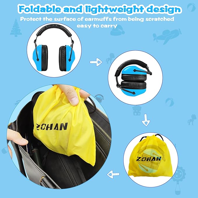 ZOHAN 030 Kids Noise Cancelling Headphones for Autism Kids Ear Protection