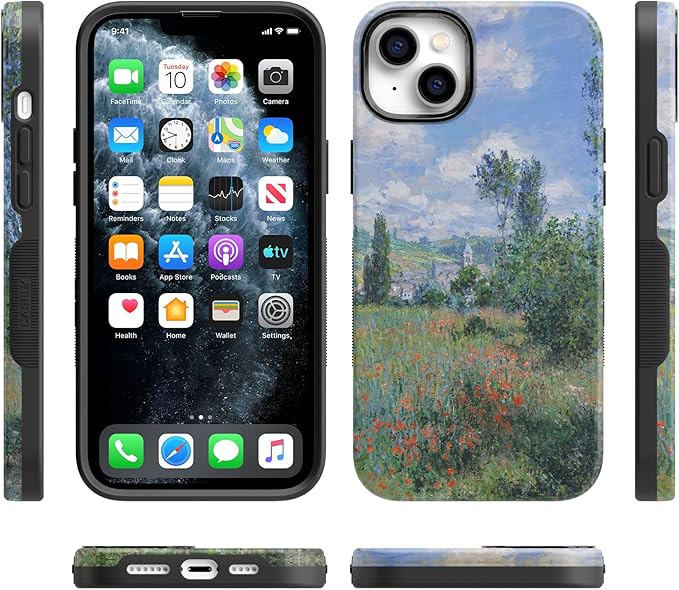 Casely iPhone 14 Case | Monet’s View | The Met Museum | Compatible with MagSafe | Bold Protective Design