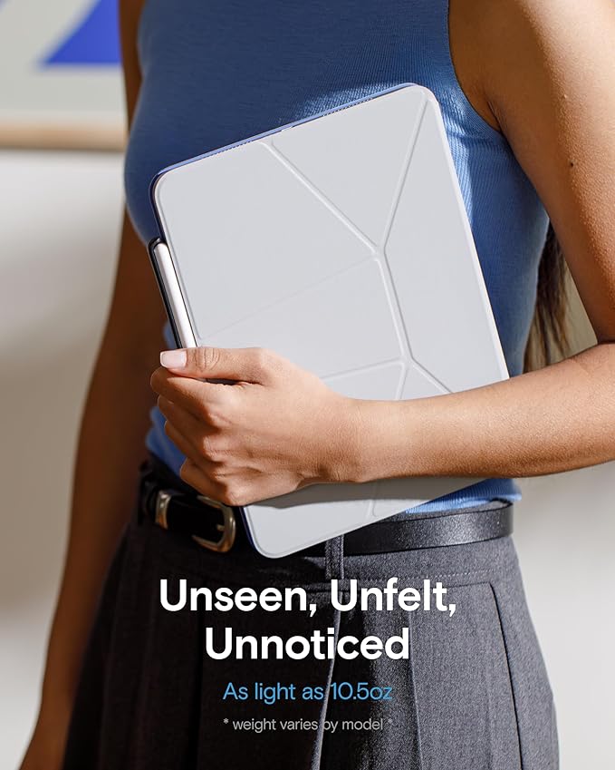 MOFT Dynamic Folio Case for iPad Pro 13 Inch (M4) 2024, Silm Magnetic Stand Case with 20+ Viewing Angles, Auto Wake/Sleep, Ultra Thin, Cement x Sapphire