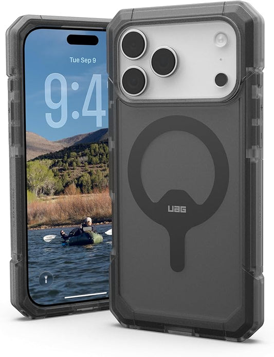 URBAN ARMOR GEAR UAG Designed for iPhone 17 Pro Max Case Trooper - Compatible with MagSafe Full Body with Port Protection Transparent Military Grade Full Body Protective Cover, Ash