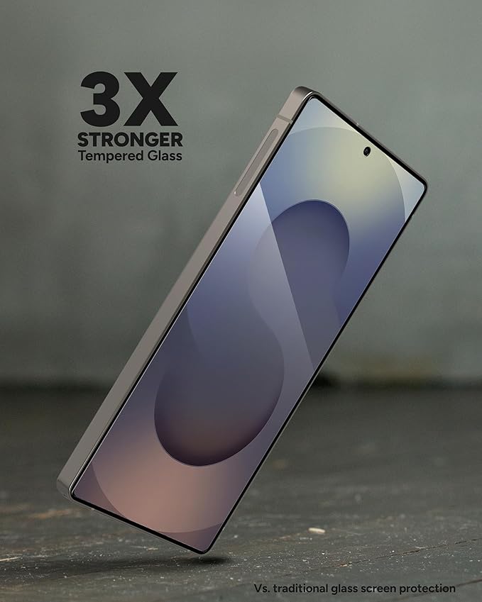 ZAGG Glass+ Samsung Galaxy S25 Ultra Screen Protector – Extreme Impact & Shatter Protection, Scratch-Resistant, Smudge-Resistant, Fingerprint Scanner Compatible, InvisibleShield, Easy Installation