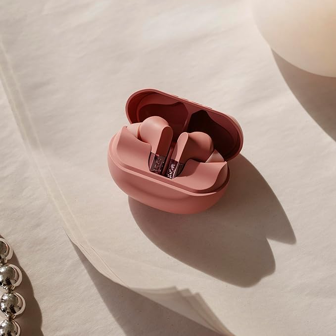 sudio N3 Pro Wireless Earbuds – Active Noise Cancelling (ANC), 30-Hour Playtime, Sweat & Splashproof, Eco-Friendly Design with Recycled Materials, Comfortable Fit, Premium Metallic Finish (Pink)