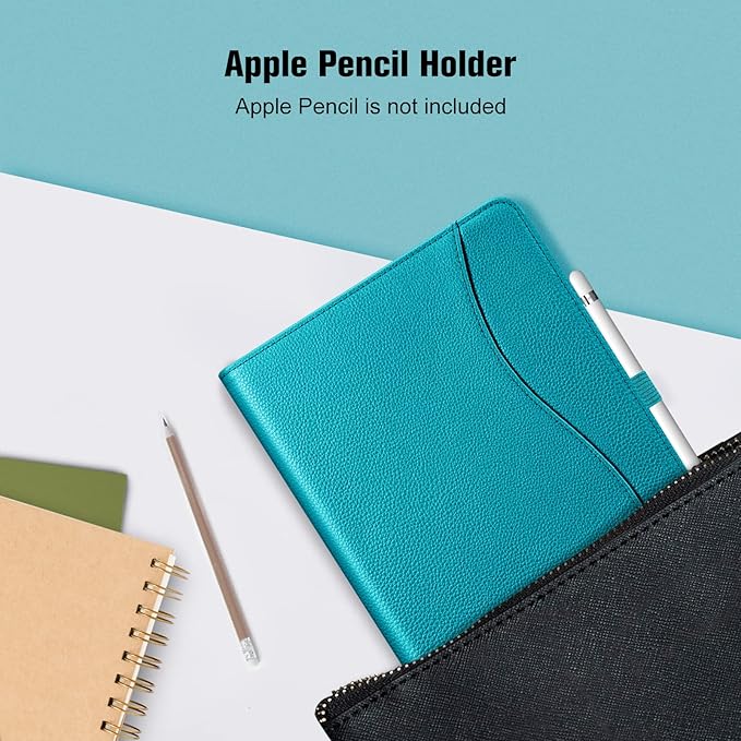 Fintie Case for iPad 9th / 8th / 7th Generation (2021/2020/2019) 10.2 Inch - [Corner Protection] Multi-Angle Viewing Stand Cover with Pocket & Pencil Holder, Auto Sleep Wake, Legacy Teal