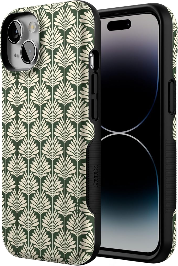 Casely iPhone 14 Case | Cabana Nights | The Boyfriend Collection | Bold Protective Design | Compatible with MagSafe