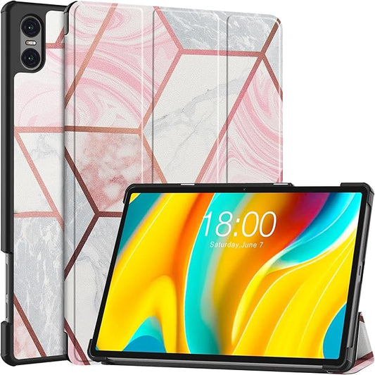 Case for TECLAST T50 Pro 11 inch Tablet, Folding Folio Ultra-Thin PU Leather Stand Case Cover for Teclast T50 Pro Geometry