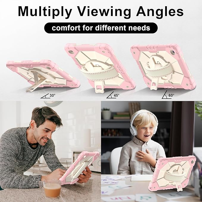 for Samsung Galaxy Tab A9 Plus 11 Inch 2023 (SM-X210/X216/X218), Heavy Duty Hard PC Soft Silicone Shockproof Rugged High Impact Protective Kickstand Case for Samsung A9 Plus Tablet 11 Inch 2023