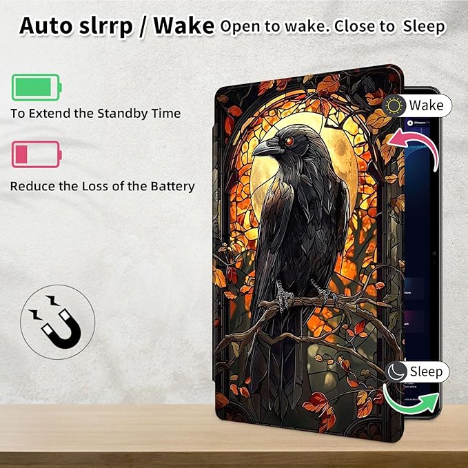 Case for Samsung Galaxy Tab S10 Ultra/Tab S9 Ultra 14.6-Inch, 360 Degree Rotating Folio Stand Smart Cover for Galaxy Tab S10 Ultra/ S9 Ultra 14.6'', Auto Sleep/Wake, Elegant Raven