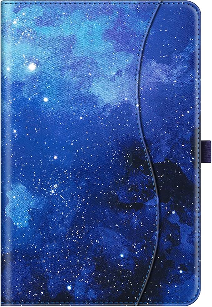Fintie Case for Samsung Galaxy Tab S10 Lite/ S10 FE/ S9 FE 5G 10.9 Inch/Tab S9 11 Inch with S Pen Holder, Multi-Angle Viewing Protective Cover with Pocket, Auto Sleep/Wake, Starry Sky