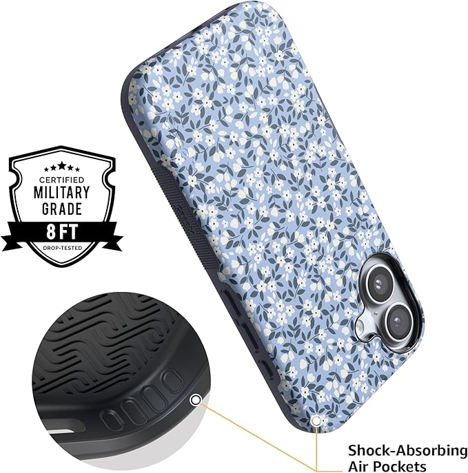 Casely iPhone 17 Case | Picking Daisies | Cottagecore | Compatible with MagSafe | Bold Protective Design