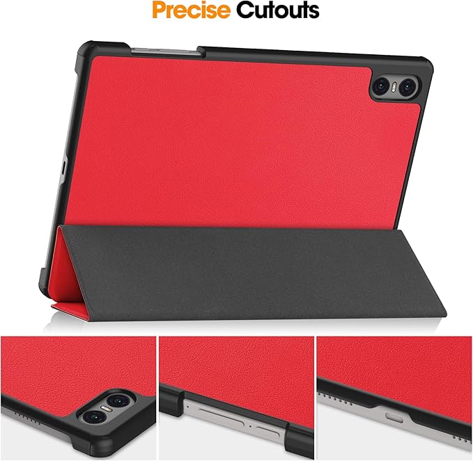 Case for TECLAST T50 Pro 11 inch Tablet, Folding Folio Ultra-Thin PU Leather Stand Case Cover for Teclast T50 Pro Red