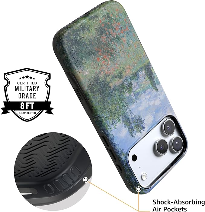 Casely iPhone 17 Pro Case | Monet's View | The Met Museum | Compatible with MagSafe | Bold Protective Design