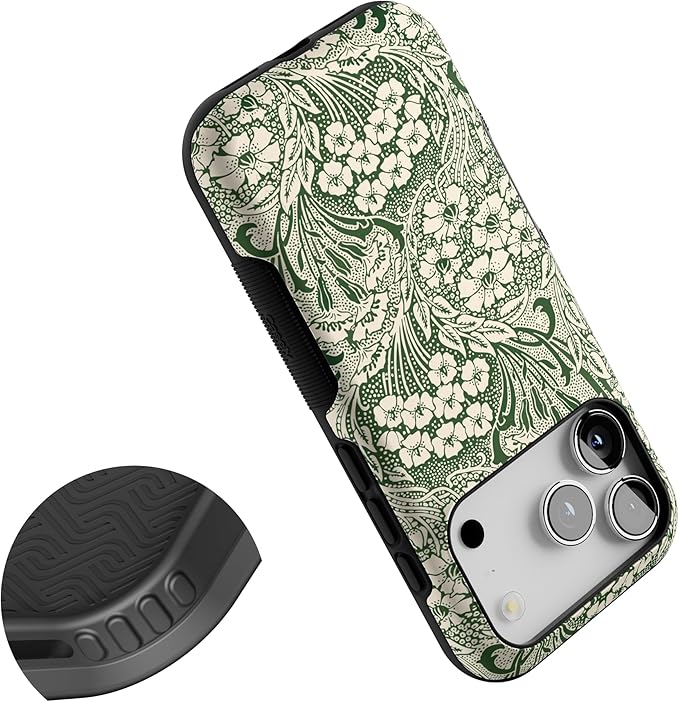 Casely iPhone 17 Pro Case | Mystic Meadow | Green Gardens | Bold Protective Design | Compatible with MagSafe