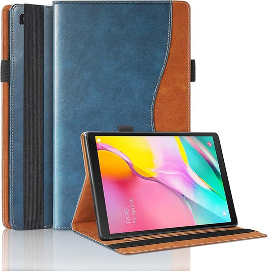 Case for Samsung Galaxy Tab A 10.1 2019 (SM-T510/T515) Bussiness Premium Slim PU Leather Stand Folding Folio Cover for Galaxy Tab A 10.1 Inch Tablet SM-T510/T515 2019 Modle Shell Cover