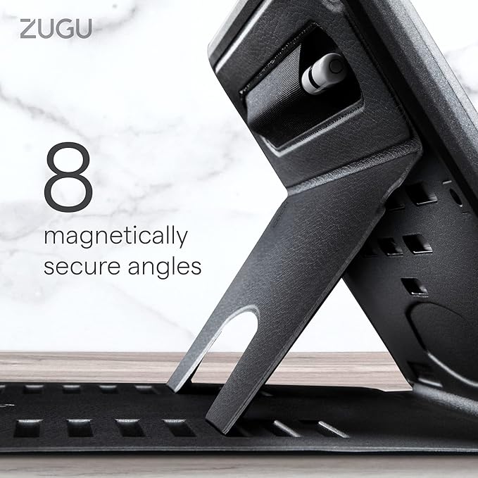 ZUGU CASE for iPad Air 11 (M3 2025 / M2 2024) iPad Air 4 & 5 10.9 Inch (2020/2022) - Protective, Ultra Thin, Magnetic Stand, Sleep/Wake Cover with Apple Pencil Charging & Storage - Pine