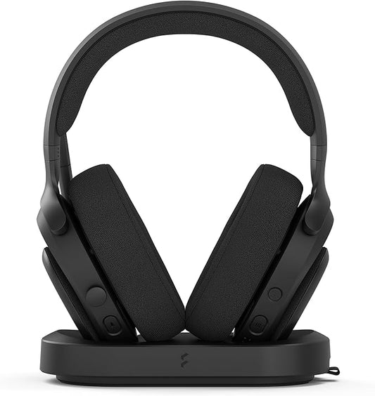 Scape Dark - Wireless PC Gaming Headset - Detachable Flip-To-Mute Microphone with Noise Cancellation - Battery Life Up To 40 Hours - Configurable Ambient Lighting - Black