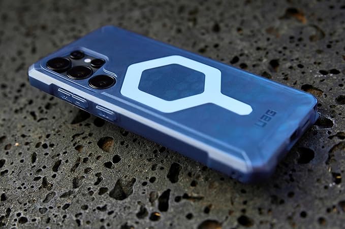 URBAN ARMOR GEAR UAG Designed for Samsung Galaxy S25 Ultra Case 6.9" Essential Armor - Compatible with Magnetic Charging Rugged Military Drop Tested Anti-Slip Protective Cover, Ash