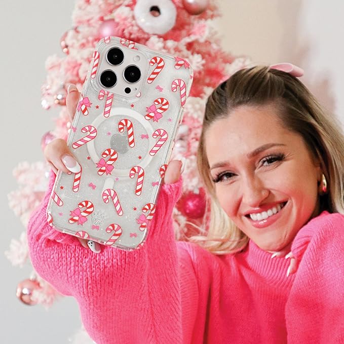 VELVET CAVIAR Case for iPhone 17 Pro Max | Compatible with MagSafe | 10ft Drop Tested | Protective Designer Cases | Peppermint Princess