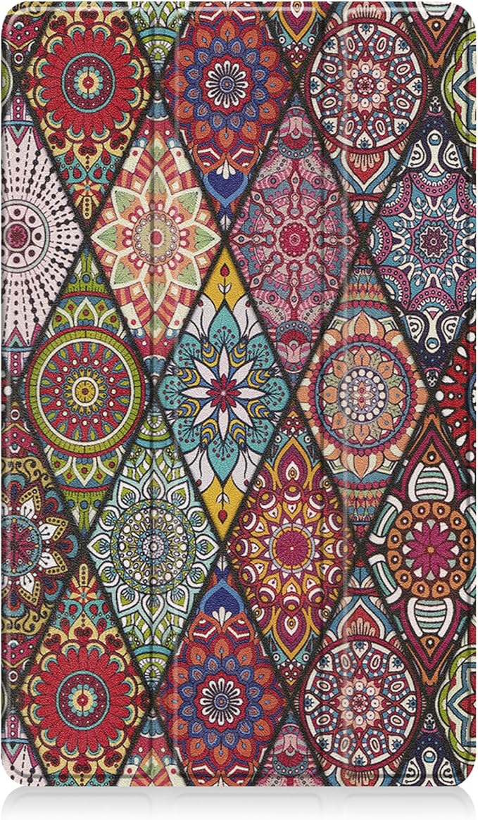 Case for Lenovo Tab One 8.7'' / Tab K9, Folding Folio Ultra-Thin PU Leather Stand Case Cover with Auto Wake/Sleep for Lenovo Tab K9 8.7 Inch Mandala