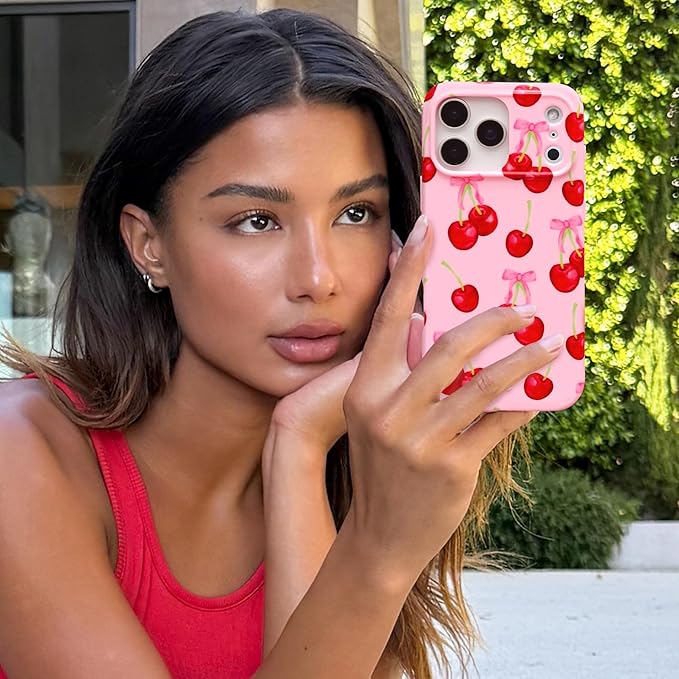 VELVET CAVIAR Case for iPhone 17 Air | Compatible with MagSafe | 10ft Drop Tested | Protective Designer Cases | Sweet Cherry