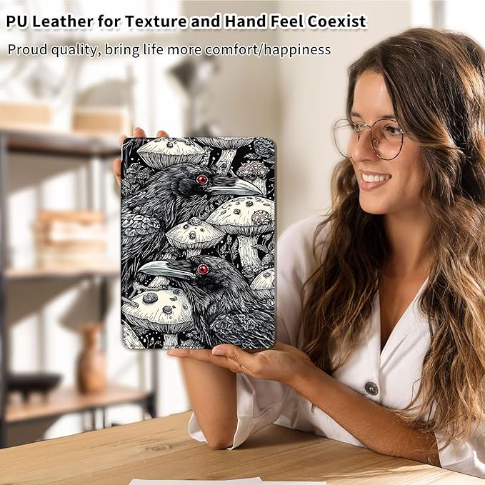 Case for Samsung Galaxy Tab A9 8.7 Inch 2023 Tablet Case, 360 Degree Rotating Folio Stand Smart Cover for Samsung Galaxy Tab A9 Tablet, Auto Sleep/Wake, Ravens