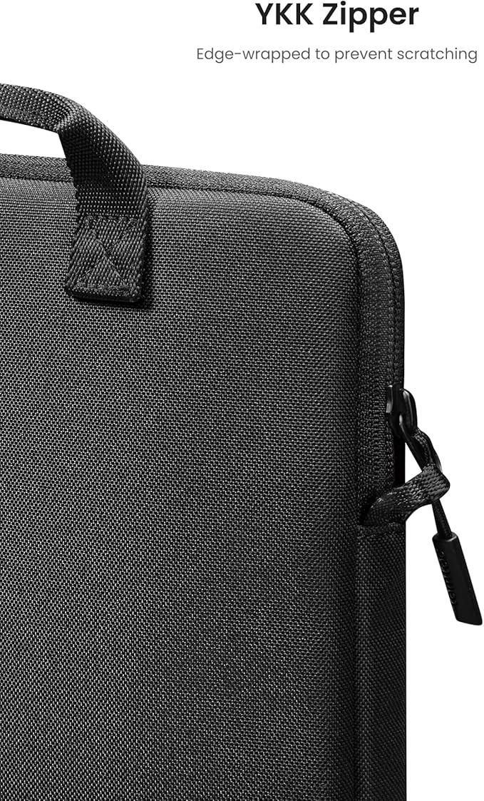 tomtoc Light-B19 Slim 11 Inch Tablet Sleeve Bag for 2025 11-inch iPad A16, iPad Air M3, iPad Pro M4/M2/M1, iPad Air M2 2024, iPad 10/9, Light Shoulder Bag with Acessories Storage, Eco-Friendly Fabric