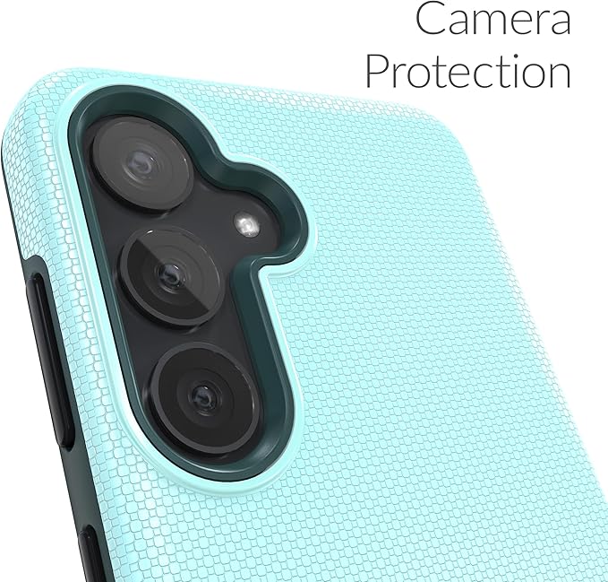 Crave Dual Guard for Samsung Galaxy S24 Case, Shockproof Protection Dual Layer Case for Samsung Galaxy S24 - Aqua