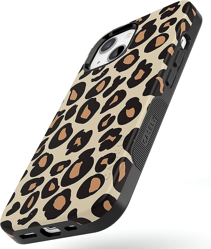 Casely iPhone 14 Case | Into The Wild | Leopard Print | Compatible with MagSafe | Bold Protective Design