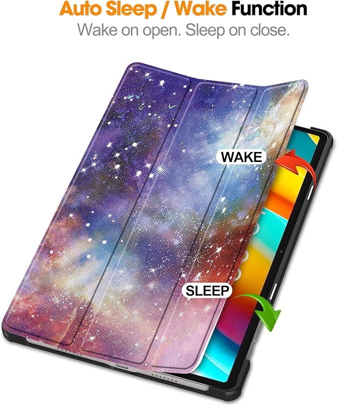 Case for TECLAST T50 Pro 11 inch Tablet, Folding Folio Ultra-Thin PU Leather Stand Case Cover for Teclast T50 Pro Outer Space