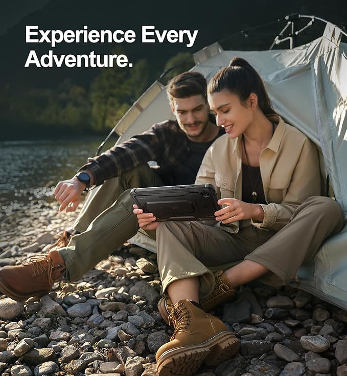 Dexnor Case for Samsung Galaxy Tab A9 8.7 Inch 2023, [Built in Screen Protector & Kickstand] Heavy Duty Shockproof Full Body Protective Cover for Galaxy Tab A9 Case-Black