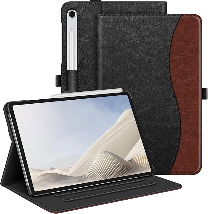 Fintie Case for Samsung Galaxy Tab S10 Lite/ S10 FE/ S9 FE 5G 10.9 Inch/Tab S9 11 Inch with S Pen Holder, Multi-Angle Viewing Protective Cover with Pocket, Auto Sleep/Wake, Dual Color