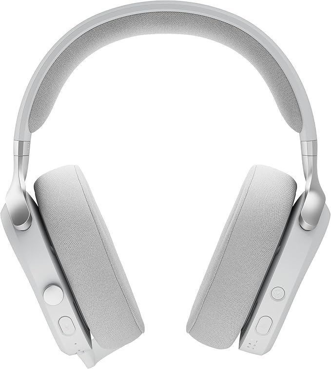 Fractal Design Scape Light - Wireless PC Gaming Headset - Detachable Flip-to-Mute Microphone with Noise Cancellation - Battery Life Up to 40 Hours - Configurable Ambient Lighting - Gray