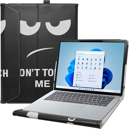 Bige for Surface Laptop Studio 2 2023 Case, PU Leather Folio 2-Folding Stand Cover for Microsoft Surface Laptop Studio 2 14.4" Tablets, Don't Touch