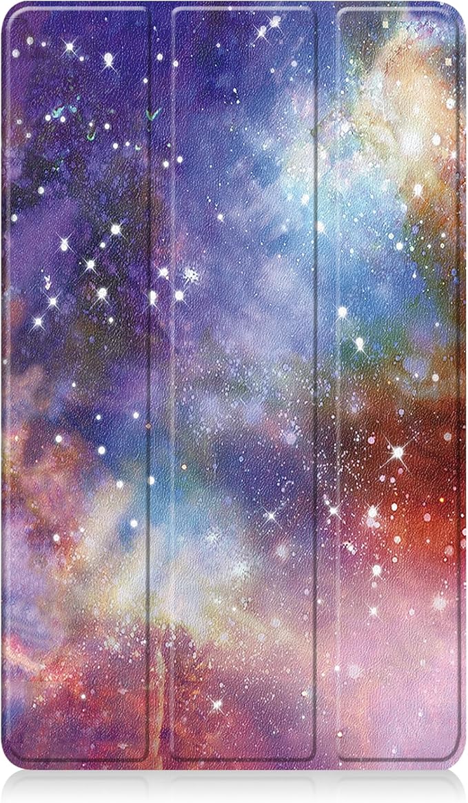 Case for Lenovo Tab One 8.7'' / Tab K9 Case, Folding Folio Ultra-Thin PU Leather Stand Case Cover with Auto Wake/Sleep for Lenovo Tab K9 8.7 Inch Outer Space