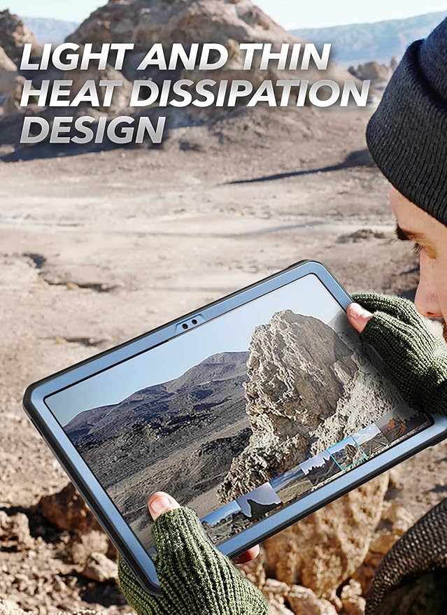 SUPCASE for Galaxy Tab A8 Case with Stand (Unicorn Beetle Pro), [Built-in Screen Protector] Full-Body Rugged Shockproof Heavy Duty Protective Tablet Case for Samsung Galaxy Tab A8 10.5 Inch, Tilt