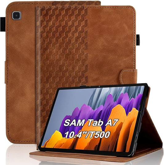 Case for Samsung Galaxy Tab A7 10.4-Inch 2020 (SM-T500/T505/T507) Magnetic PU Leather Folio Cover Card Holder Multi-Angle Galaxy Tab A7 10.4",Brown