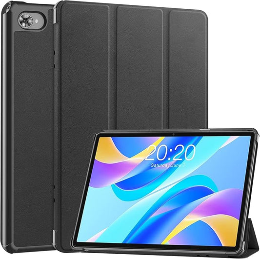 Case for TECLAST M40 Plus 2022 /P30S 10.1 inch Tablet, Folding Folio Ultra-Thin PU Leather Stand Case Cover for Teclast M40 Plus / P40HD / P30S 2022 Released Black